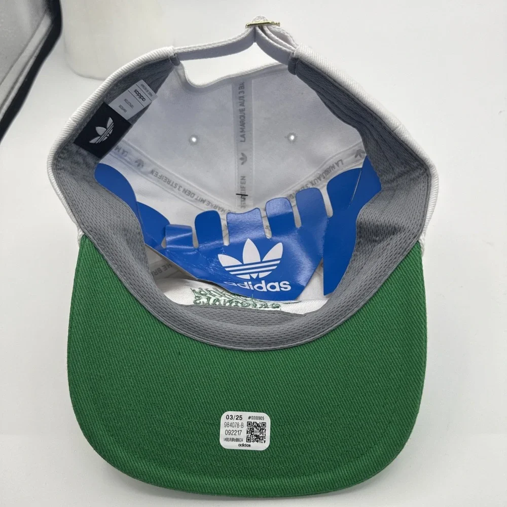 Adidas Masterpiece Originals 1949‎ Unstructured Strapback Hat White Green NWT